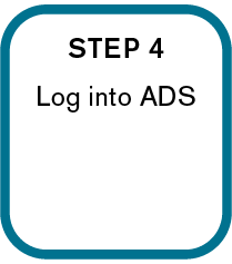 Institution Submission Step 4: Log into ADS