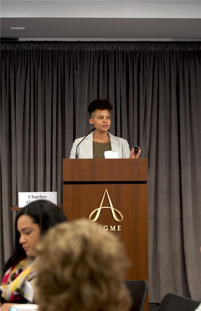 Approximately 200 health care leaders attended the meeting in person, which kicked off last night at a reception where clinicians shared personal stories on well-being. Approximately 700 people across the nation also participated via webcast.