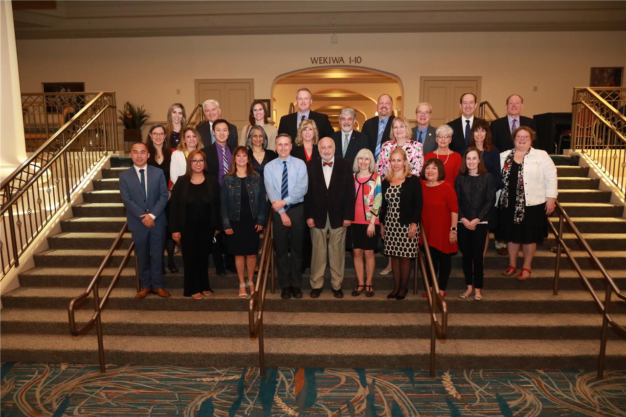 2019 Awardees gather together at the Annual Educational Conference